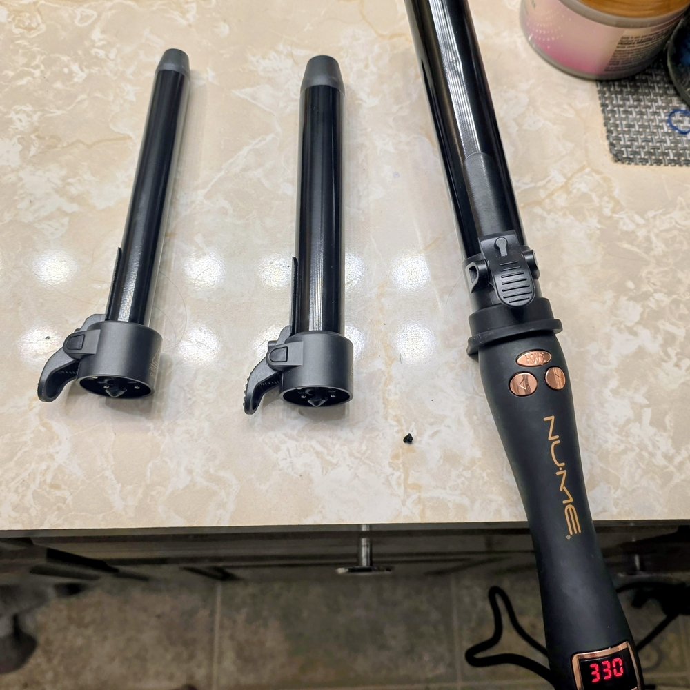 NuMe Black Curling Wand Set